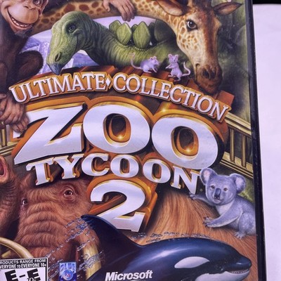 Zoo Tycoon 2 Ultimate Collection PC CD  All 4 Expansion Packs No Manual 3 Disc
