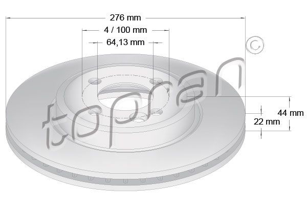 Fits Topran 304 326 Coolant Flange