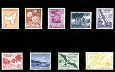 Australia - Christmas Island 1963 QEII complete set MNH. SG 11-20. Sc 11-20.