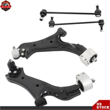Front Lower Control Arms w/ Sway Bar Link For 2012 2013-2015 Chevy Captiva Sport