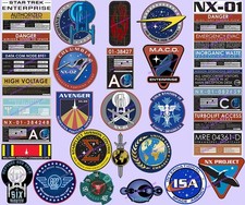 STAR TREK: Enterprise STICKER - Your Choice of 34 Different VINYL Stickers SIB