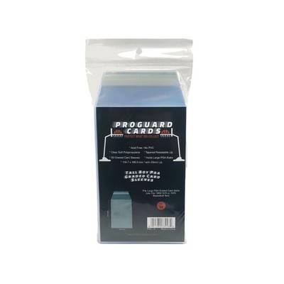Tall Boy PSA Graded Card Sleeves - Holds Large PSA or SGC Slabs - 50  Sleeves ... | eBay