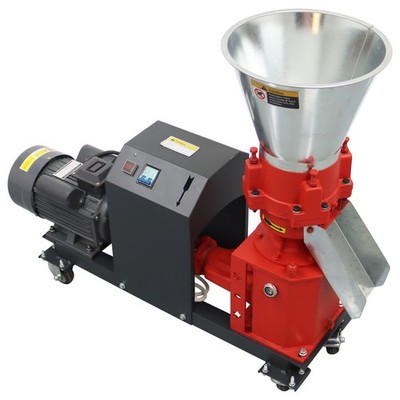 Farm 8mm Feed Pellet Mill Machine 220V 4 Head Roller Feed Granulator 3500W 