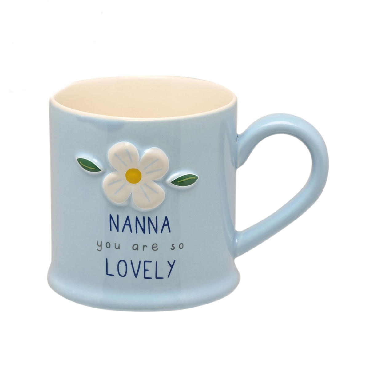 Boss Blue Love Life Embossed Mug - Nanna - Image 3
