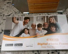 10.1 WiFi Digital Photo Frame. 16Gb- HD 1280- 800 Touch Screen. New