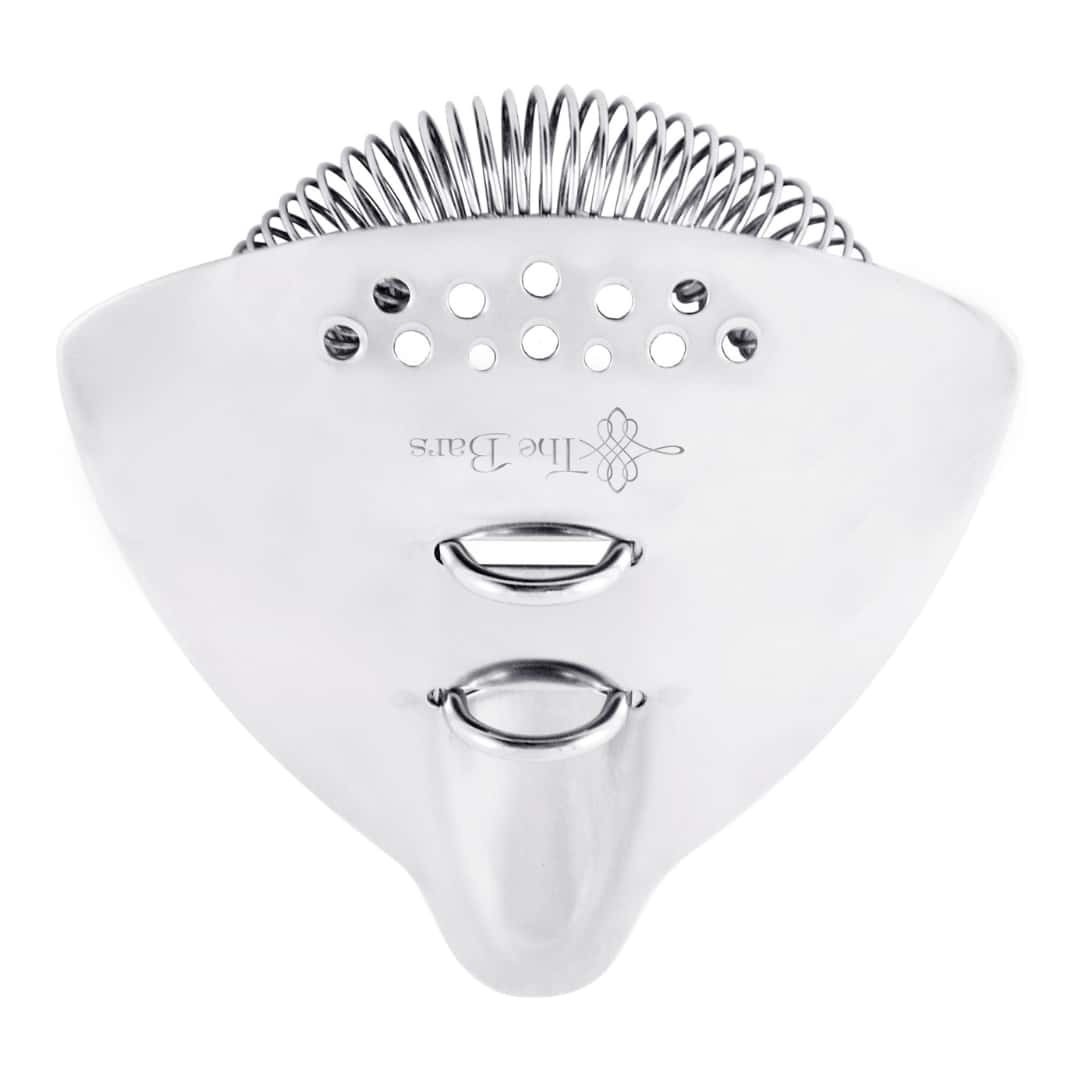 Strainer Cocktail Stealth No Prong Stainless Steel - THE BARS - Colander Barman
