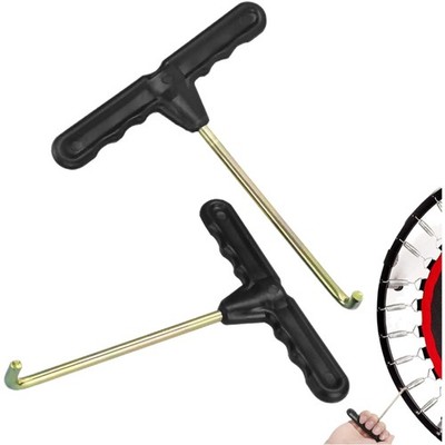 2-Piece Trampoline T-Hook Kit, Metal Trampoline Tool, T-Hook Trampoline Springs