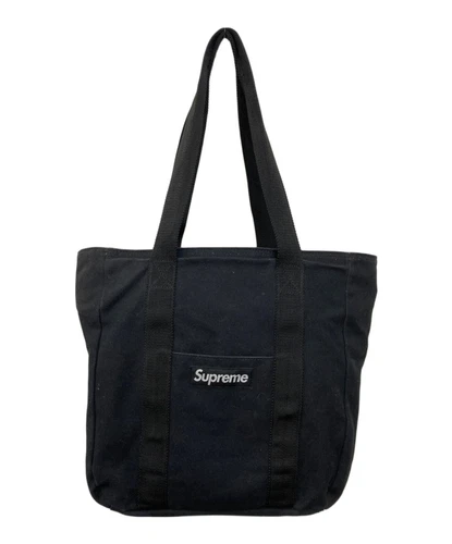Sac fourre tout en toile noir SUPREME