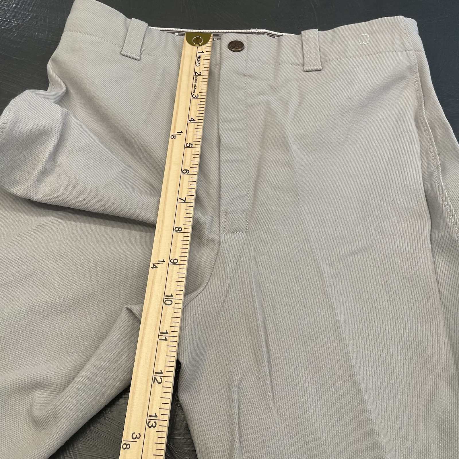 Tailored Sportsman Breeches Womens 26 Gray Knee Patch Horseback Riding Pants
