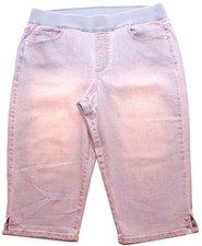 Gloria Vanderbilt Capri Skimmer Blue Jeans Womens 14 All Around Slimming Effect
