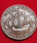 1949 George VI Half Penny — photo from another recent sale
