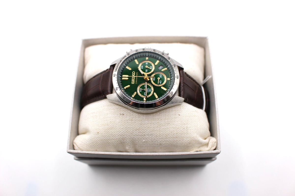 SEIKO Spirit SBTR017 Chronograph Men's Watch New in Box Authentic