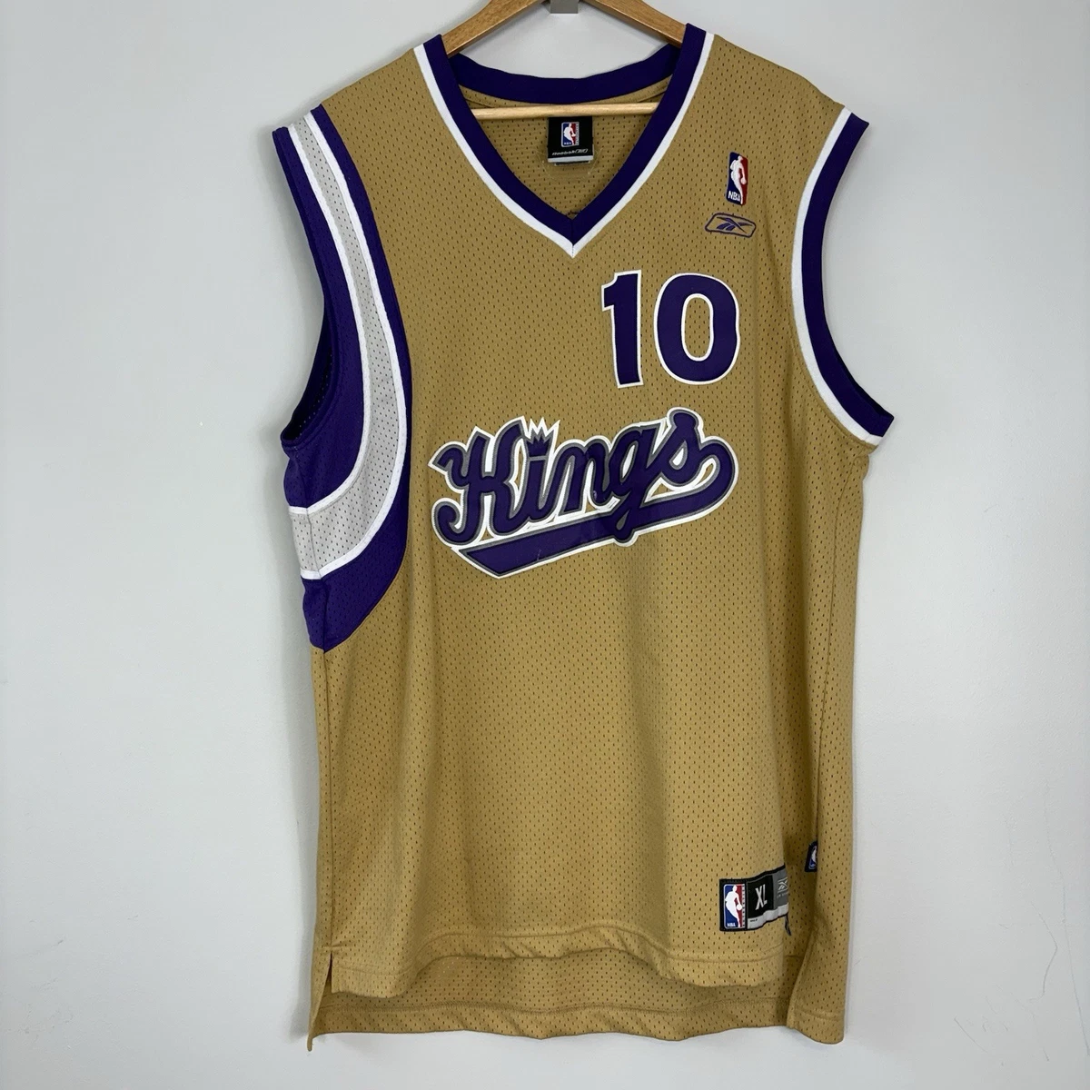 Gold Mike Bibby Sacramento Kings NBA Fan Apparel & Souvenirs for