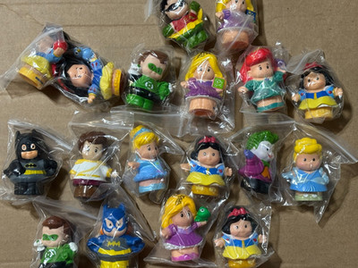 Lot Of 18 Little People Disney Princess and Some Super Hero Characters