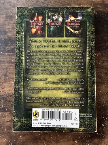 Trail of Fate Book 2 The Youngest Templar by Michael Spradlin 2010 Puffin Books - Picture 3 of 4
