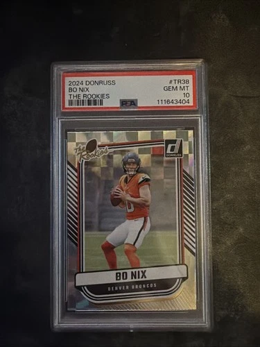 2024 Panini Donruss - The Rookies Bo Nix #TR-38 (RC)
