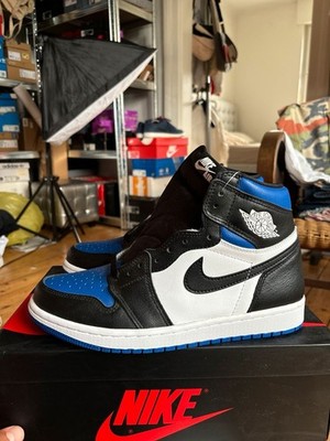 Nike Air Jordan 1 High Black White Game Royal | EU41/US8 | Neu