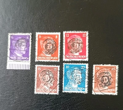 Deutsche Lokalausgaben Ab 1945 (Kiel- Löbau) Mi. Nr 7,8,10,11,13,14 gestempelt - Bild 1 von 4