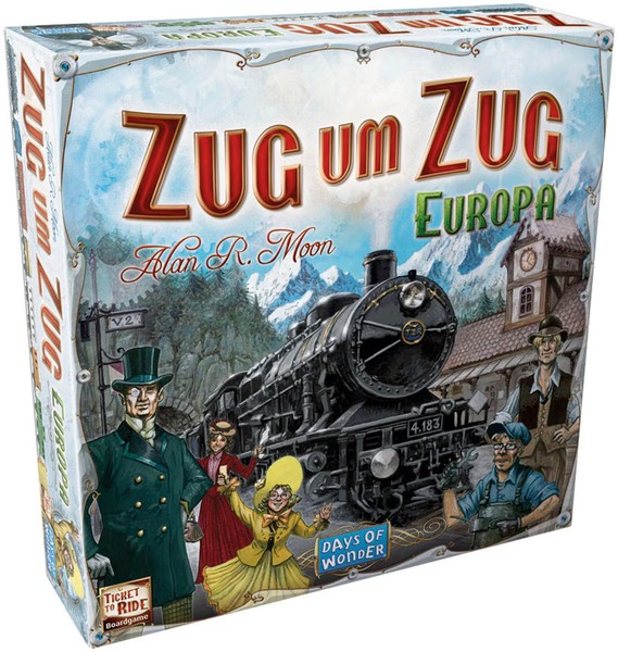 Asmodee Spiel Zug Um Zug Europa, Familienspiel-image