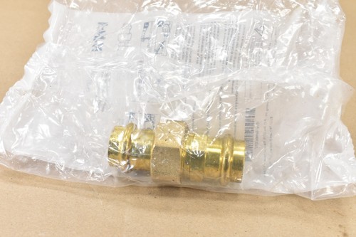 Lot Of 2  FNW FNW5V7476F, Copper Press Brass Union, Dia 3/4" x 3/4"