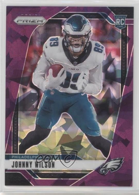 2024 Panini Prizm Rookies Purple Ice 206/225 Johnny Wilson #355 Rookie RC 19jh