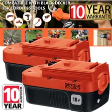 2-Pack 18V for Black and Decker HPB18 18 Volt 4.5Ah Battery HPB18-OPE 244760-00