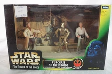 Star Wars Power of the Force POTF Purchase Of The Droids w/Lars , Luke & C-3PO