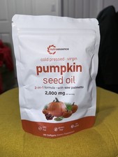 Nutra Essence -Pumpkin Seed Oil with Saw Palmetto Softgel 2000mg 180 Softgels