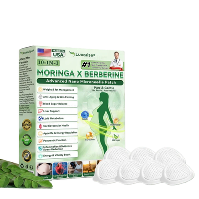 Luxarise Moringa & Berberine 10-IN-1 Advanced Nano Microneedle