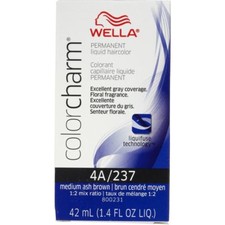 Wella Color Charm Liquid 1.42oz - 237/4A Medium Ash Brown -USA BUY/SHIP ONLY