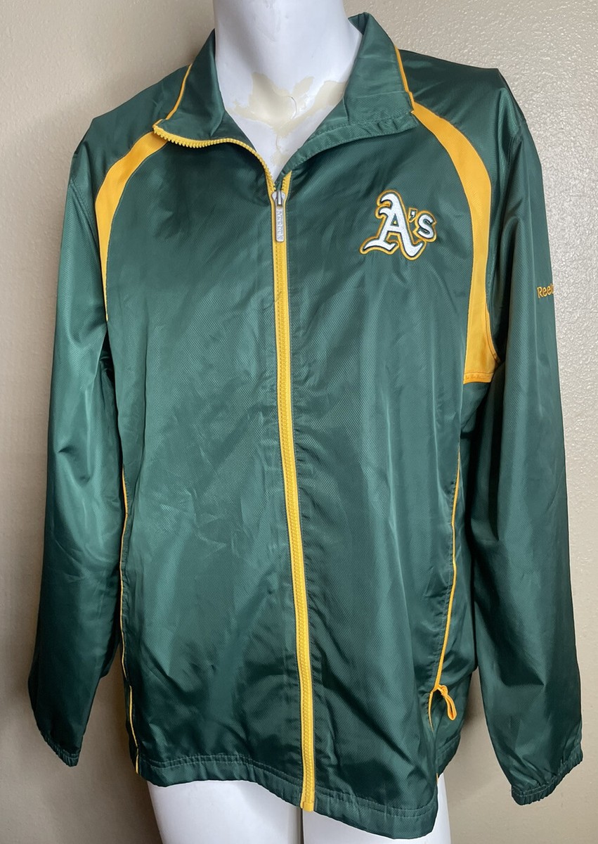 MLB オークランドアスレチックス　ダウンジャケット Majestic Oakland Athletics A's Therma Base Pullover Jacket 1