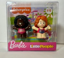 Fisher Price Little People Barbie 2 Pack Swimming Figures Set Brand New