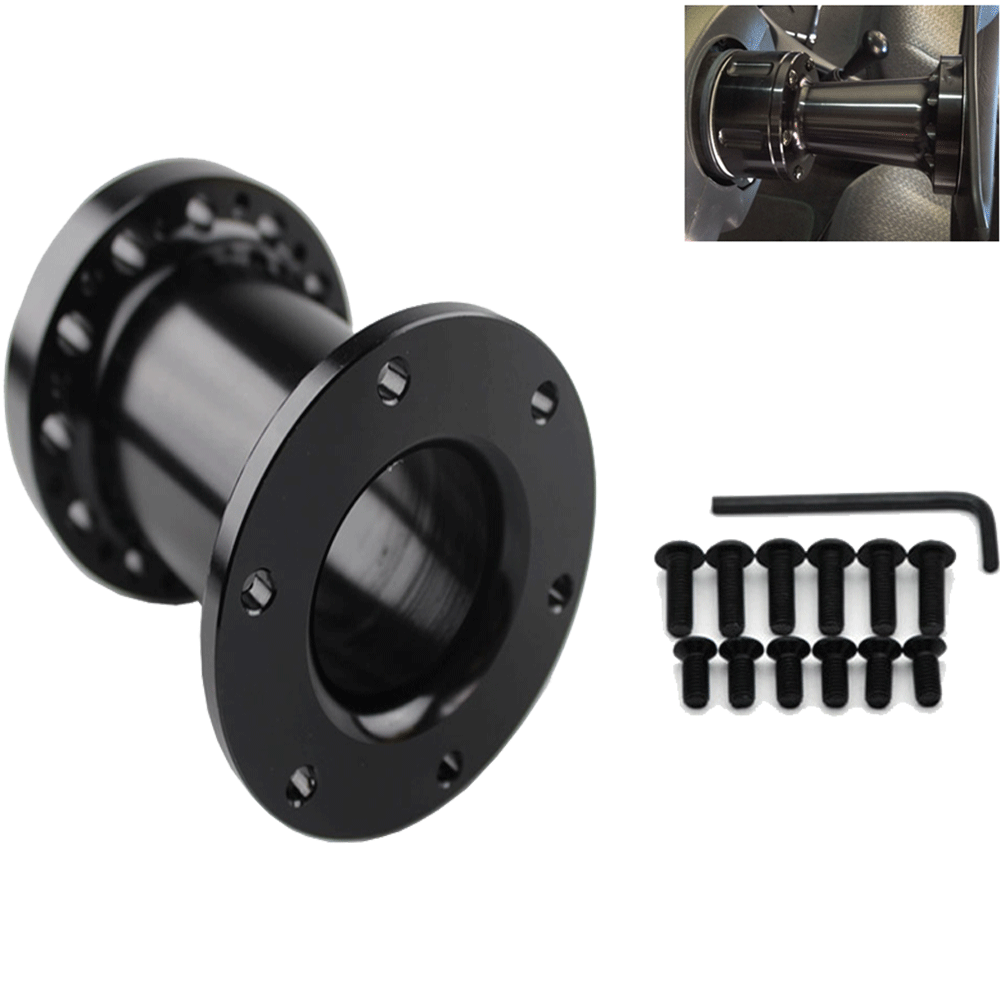 Wheel Hub Extender Sim Racing Black 4