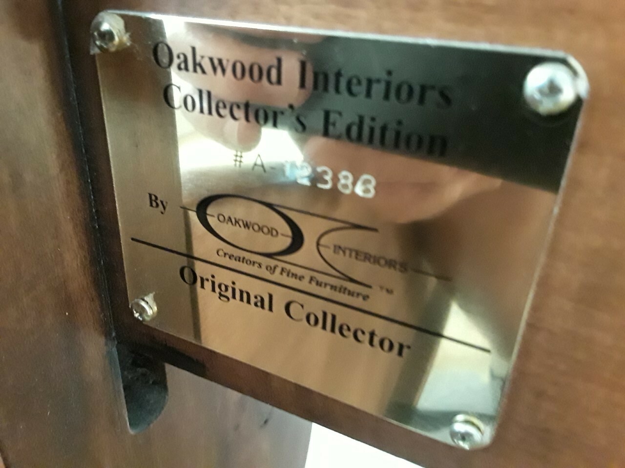 oakwood interiors collector's edition Queen sleigh bed frame with 2 side dresses eBay