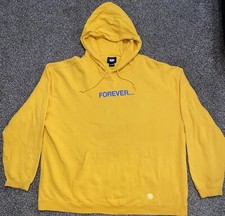 Vintage 90s Wu Tang Clan Wu Wear Forever Rap Hip Hop Hoodie Men 3XL Yellow