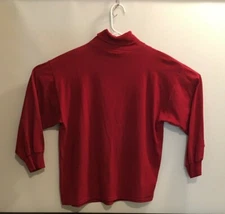 Gitano Maroon Turtle Neck Pullover Womens Size M