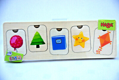 Holzpuzzle Farben und Formen 10 Teile ab 1+ Jahren von HABA HerstNr 304586
