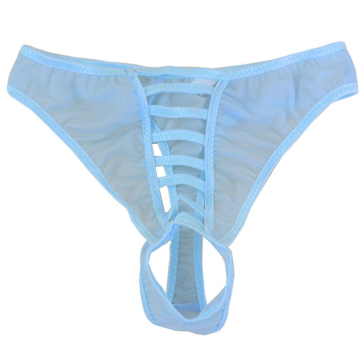 Men's Sexy Seethrough Underwear GString Briefs Panties Thong Lingerie
