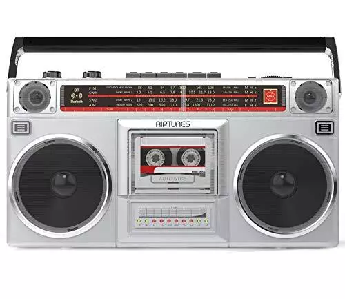 Riptunes Radio Cassette Stereo Boombox withBluetooth