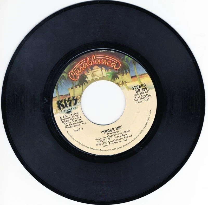 Kiss – Christine Sixteen / Shock Me 7" 45 Foto 3 de 4