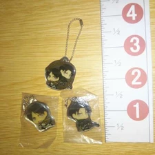 A44992 Attack on Titan Metal charm Eren Jaeger + Levi Ackermann