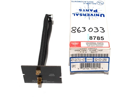 Rheem Universal Parts 47-21711-07 Limit Control 41807 L160-20F 36T01B7