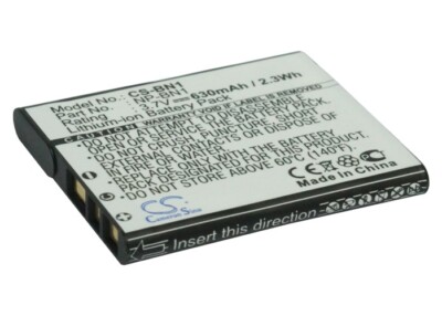 3,7V Akku für Sony Cyber-shot DSC-W650R, Cyber-shot DSC-W310, Cyber-shot DSC-