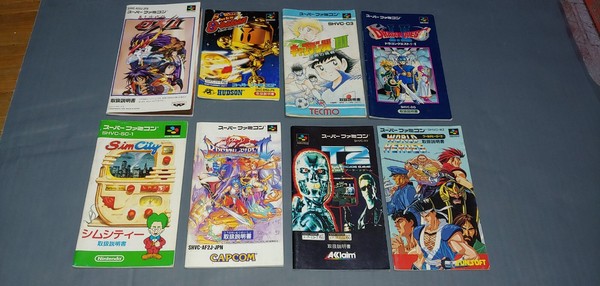 Lote Manuales Originales Nintendo Super Famicom 15 Libretos
