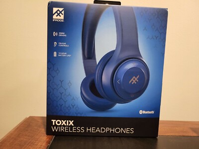NEW IFROGZ AUDIO TOXIX WIRELESS OVER-THE-EAR HEADPHONES