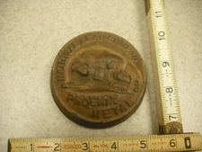 Vintage Phoenix Metal National Lead Company Paper Weight