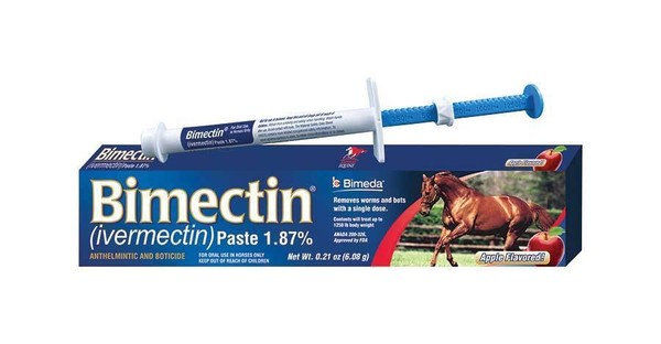 Buy Bimectin Ivermectin 1.87% Single Dose Paste Wormer ...