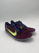Nike Zoom Matumbo 3 Racing Distance Purple Track Spikes 835995-600 Men's Size 6