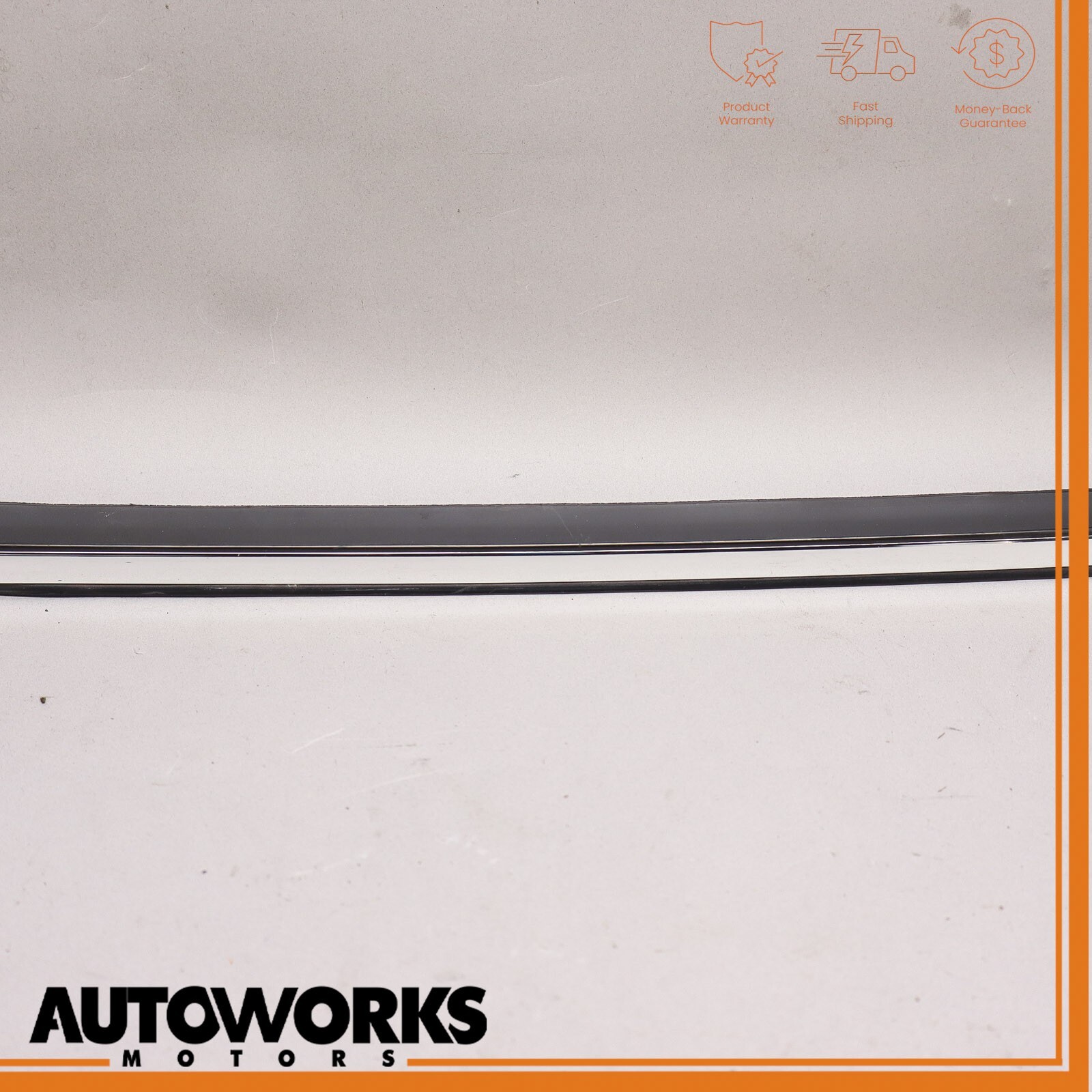 04-08 Maserati Quattroporte M139 Front Left Door Window Belt Chrome Molding OEM
