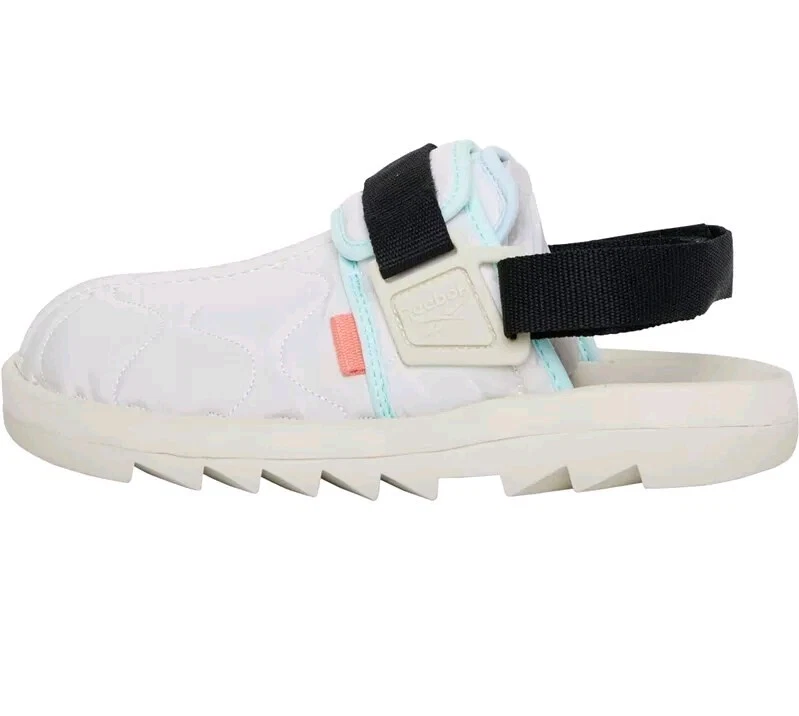 Reebok Classics Slides gesso carta bianco alabastro taglia:9 UNISEX PREZZO AL PUBBLICO £86